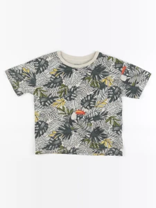 Vertbaudet - tee-shirt beige - 4 ans