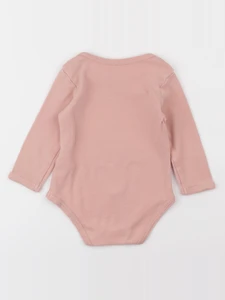 Vertbaudet - body rose - 12 mois