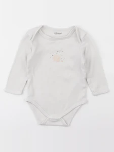 Vertbaudet - body gris - 12 mois