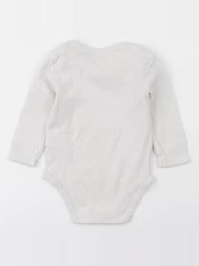 Vertbaudet - body gris - 12 mois