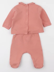 Vertbaudet - pyjama coton rose - 3 mois