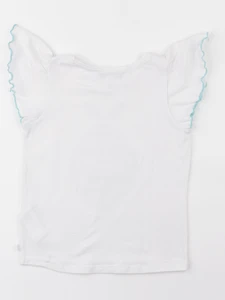 Okaidi - tee-shirt blanc, bleu - 5 ans