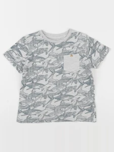 Vertbaudet - tee-shirt gris, vert - 6 ans