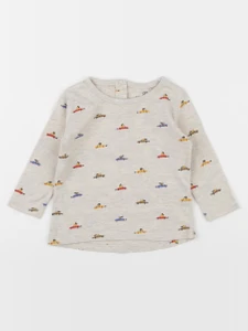 La Redoute - tee-shirt beige - 6 mois