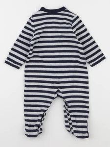 La Redoute - pyjama coton bleu, gris - 6 mois