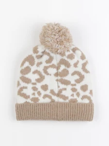 Vertbaudet - bonnet beige - 2/3 ans