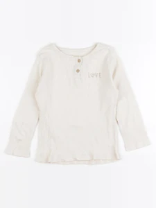 Vertbaudet - tee-shirt beige - 4 ans
