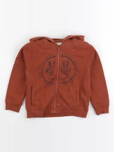 Vertbaudet - sweat marron - 5 ans