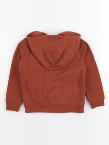 Vertbaudet - sweat marron - 5 ans