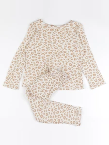 Vertbaudet - pyjama coton beige - 4 ans