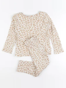 Vertbaudet - pyjama coton beige - 4 ans