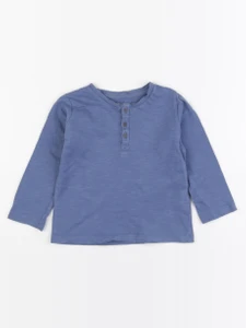 Vertbaudet - tee-shirt bleu - 18 mois