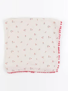 Vertbaudet - foulard beige - 7/10 ans