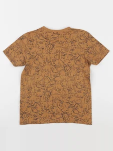 Vertbaudet - tee-shirt marron - 8 ans