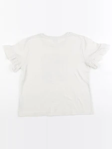 Vertbaudet - tee-shirt beige - 8 ans