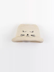 Vertbaudet - chapeau beige, or - 12/18 mois