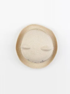 Vertbaudet - chapeau beige, or - 12/18 mois