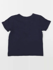 IKKS - tee-shirt bleu - 2 ans