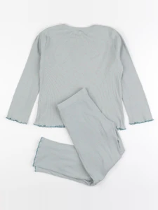 Vertbaudet - pyjama coton vert - 8 ans