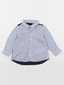 IKKS - chemise bleu - 12 mois