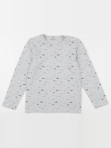 Vertbaudet - tee-shirt gris - 10 ans