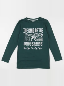 Vertbaudet - tee-shirt vert - 10 ans