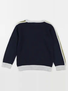 Vertbaudet - pull bleu - 8 ans