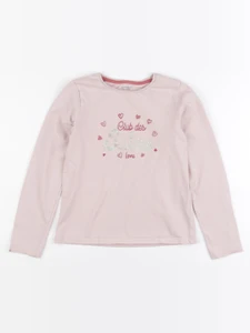 Vertbaudet - tee-shirt rose - 8 ans