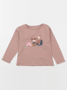 Vertbaudet - tee-shirt rose - 5 ans