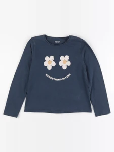 Vertbaudet - tee-shirt bleu - 8 ans