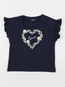 Vertbaudet - tee-shirt bleu - 5 ans