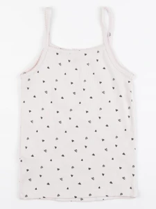 Vertbaudet - maillot de corps rose - 8 ans