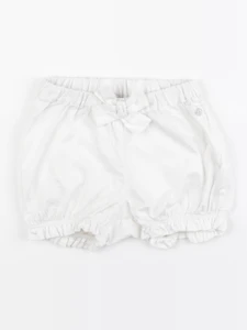 Petit Bateau - bloomer blanc - 24 mois