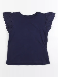 Vertbaudet - tee-shirt bleu - 9 ans