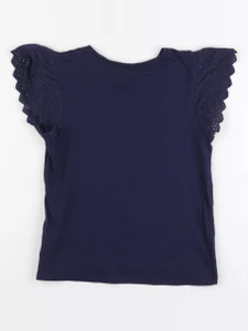 Vertbaudet - tee-shirt bleu - 9 ans