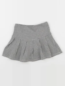 H&M - jupe blanc, noir - 4/6 ans