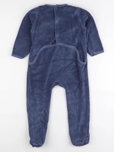 Vertbaudet - pyjama velours bleu - 3 ans