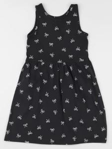 H&M - robe noir - 7/8 ans