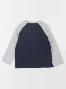 Vertbaudet - tee-shirt gris, bleu - 4 ans