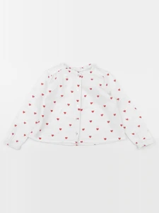 Vertbaudet - blouse rouge - 4 ans