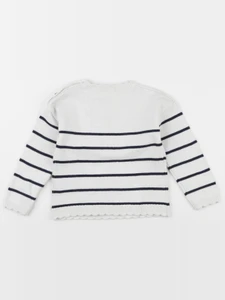 Vertbaudet - pull bleu - 4 ans