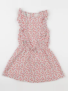 Vertbaudet - robe rouge - 4 ans