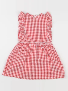 Vertbaudet - robe rouge - 4 ans