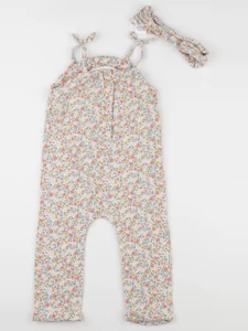 Vertbaudet - combinaison multicolore - 36 mois