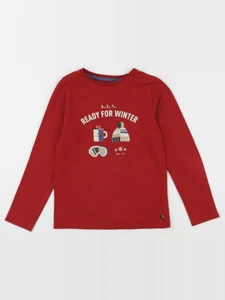 Okaidi - tee-shirt rouge - 8 ans