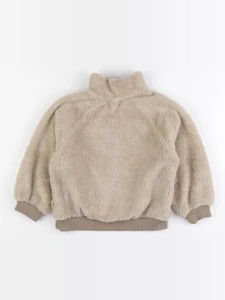 Gamin gamine - pull marron - 3 ans