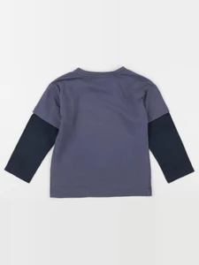 Vertbaudet - tee-shirt bleu - 6 ans