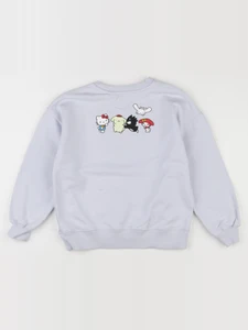 Zara - sweat imprimé au dos bleu - 9/10 ans