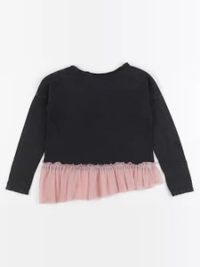 IKKS - tee-shirt gris, rose - 3 ans