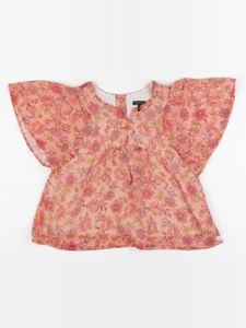 IKKS - blouse rose - 8 ans